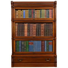 Mahogany Globe Wernicke Sectional Bookcase