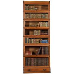Oak Globe Wernicke Seven-Section Bookcase