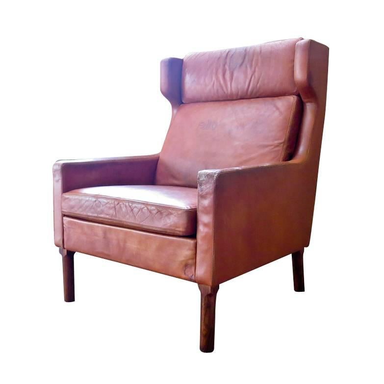 Arne Vodder Lounge Chair for Fritz Hansen, Danish, 1960s