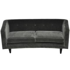 Dunbar Curve Arm Settee by Edward Wormley