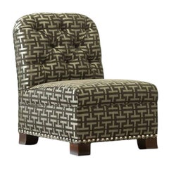 Candace Barnes Now "Lotus" Petite Slipper Chair