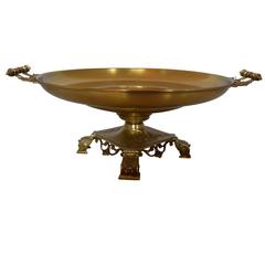 Large Bronze Tazza or Centerpiece