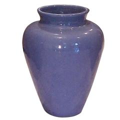 Rare Monumental Lustrous Ultramarine Blue Ceramic Urn--19th century