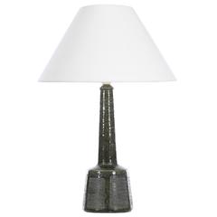 Mid-Century Modern Ceramic Blue Lamp by Per and Annelise Linnemann-Schmidt