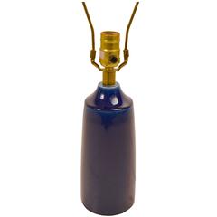 Cylindrical Blue Lotte Lamp with Original Shade 4