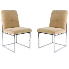 Pair of Milo Baughman for Thayer Coggin Side Chairs 10