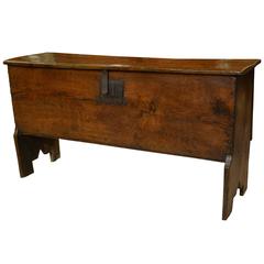 17th Century Oak Six Plank Coffer