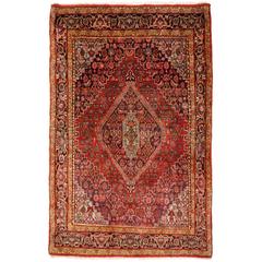 Bidjar Semi Antique Vintage Persian Rug 5