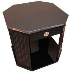 1930s Art Deco Side Table with Drawers