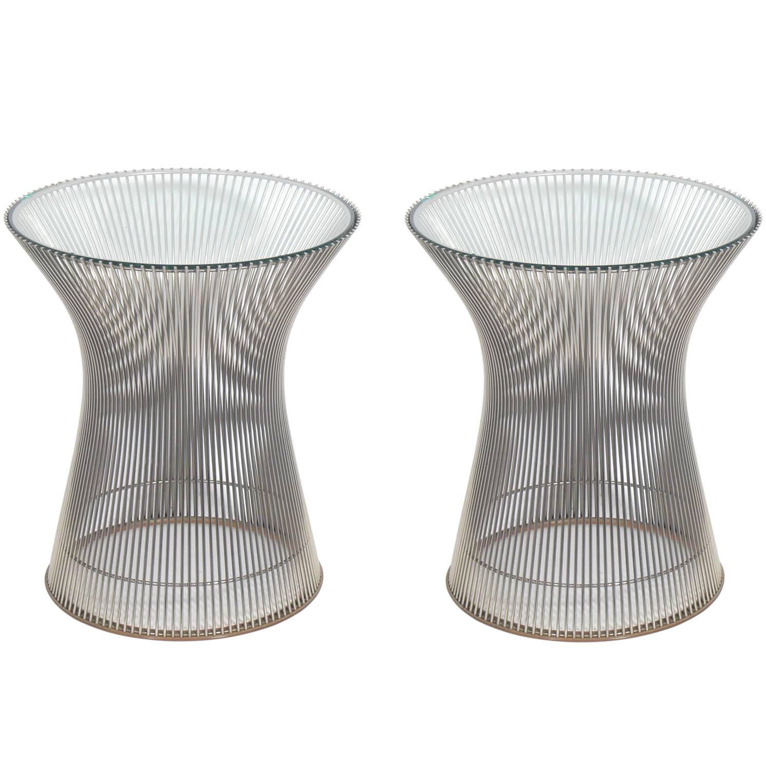 Pair of Warren Platner Side Tables