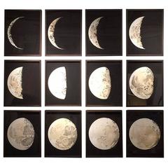 Phases of the Moon Limited Edition Framed Prints 1