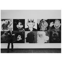 Robert Levin, "Andy Warhol at R. Feldman Gallery with Myths, 1981", USA, 2015 7