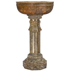 Monumental Early 20th Century Italian Alabaster Jardiniere 2