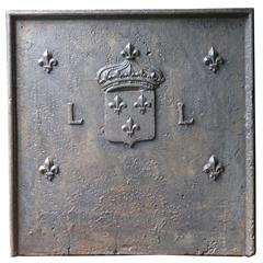 17th-18th Century Fireback Arms of France 10