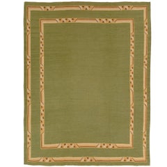 Antique Early 20th Century Swedish Flat-Weave Carpet