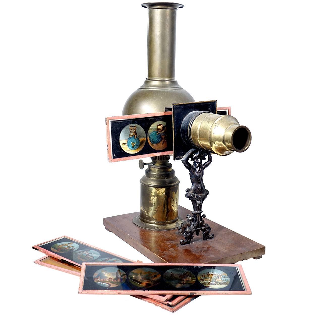 Rare German Ernst Plank Magic Lantern For Sale at 1stdibs