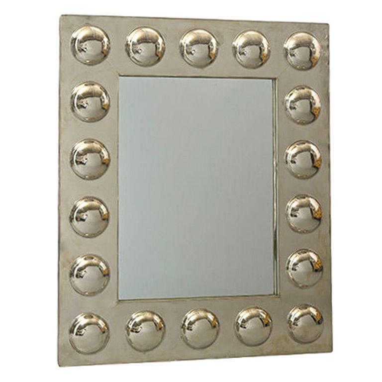 Nickel-Plated 'Orb' Mirror, England, 2010 For Sale