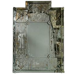 Antique Etched Mirror