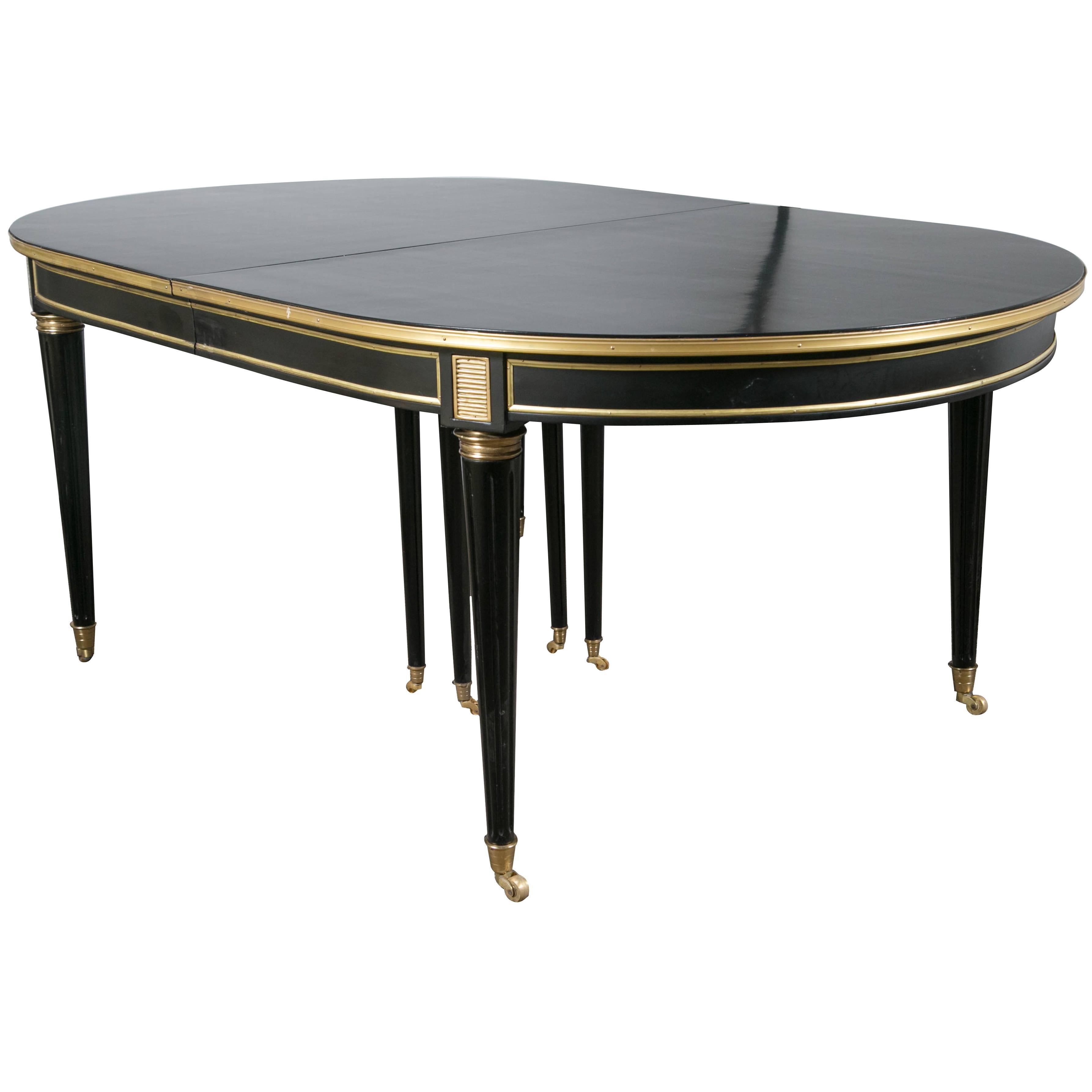 Spectacular Three-Leaf Maison Jansen Dining Table