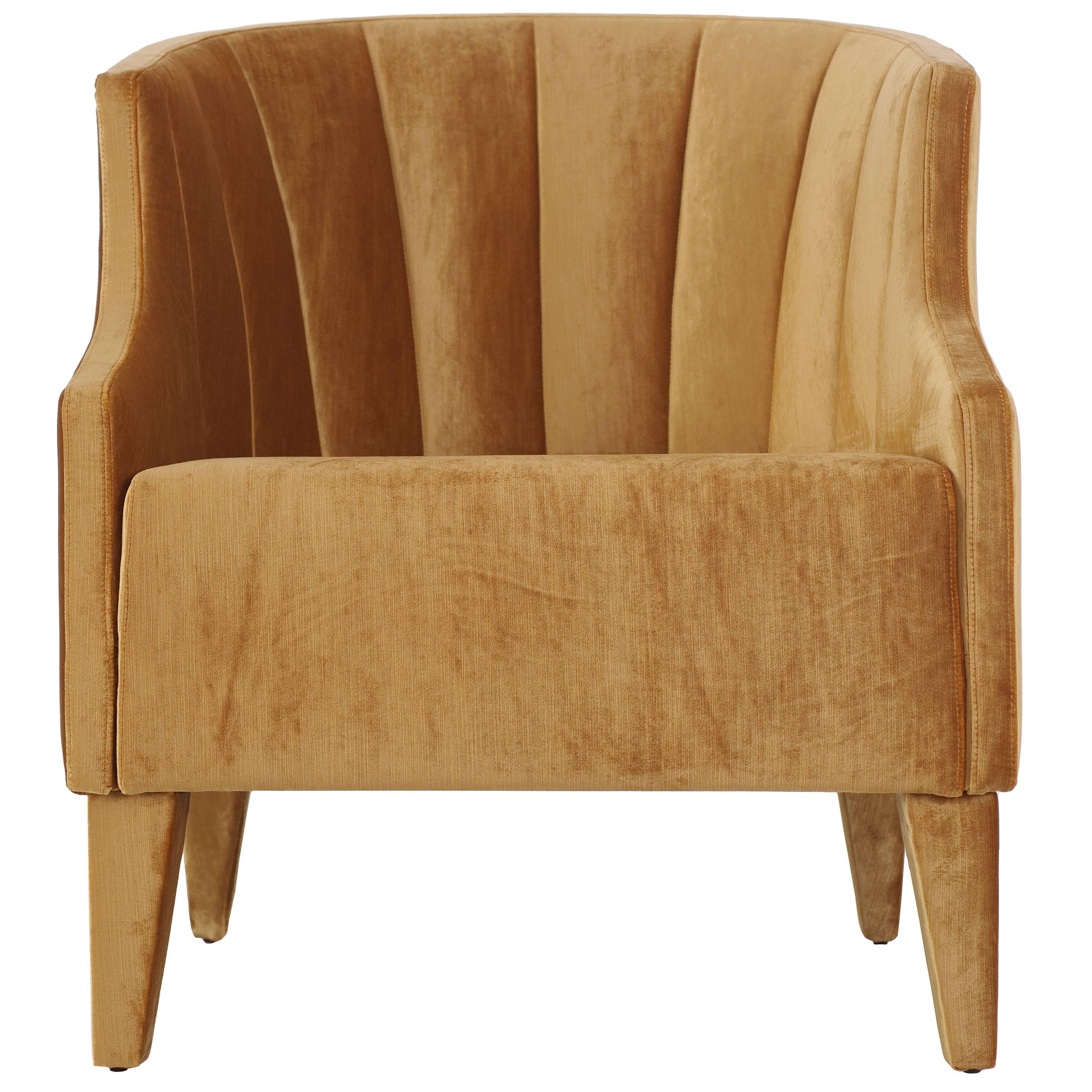 European Modern Aspen Club Chair Armchair For Sale