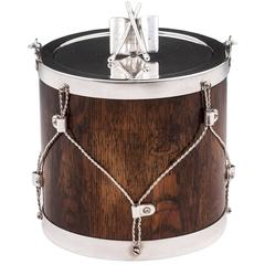 Military Drum Biscuit Barrel