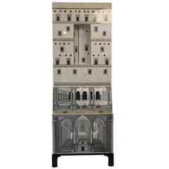Piero Fornasetti, Cabinet Trumeau Architettura, Barnaba Edition. 6