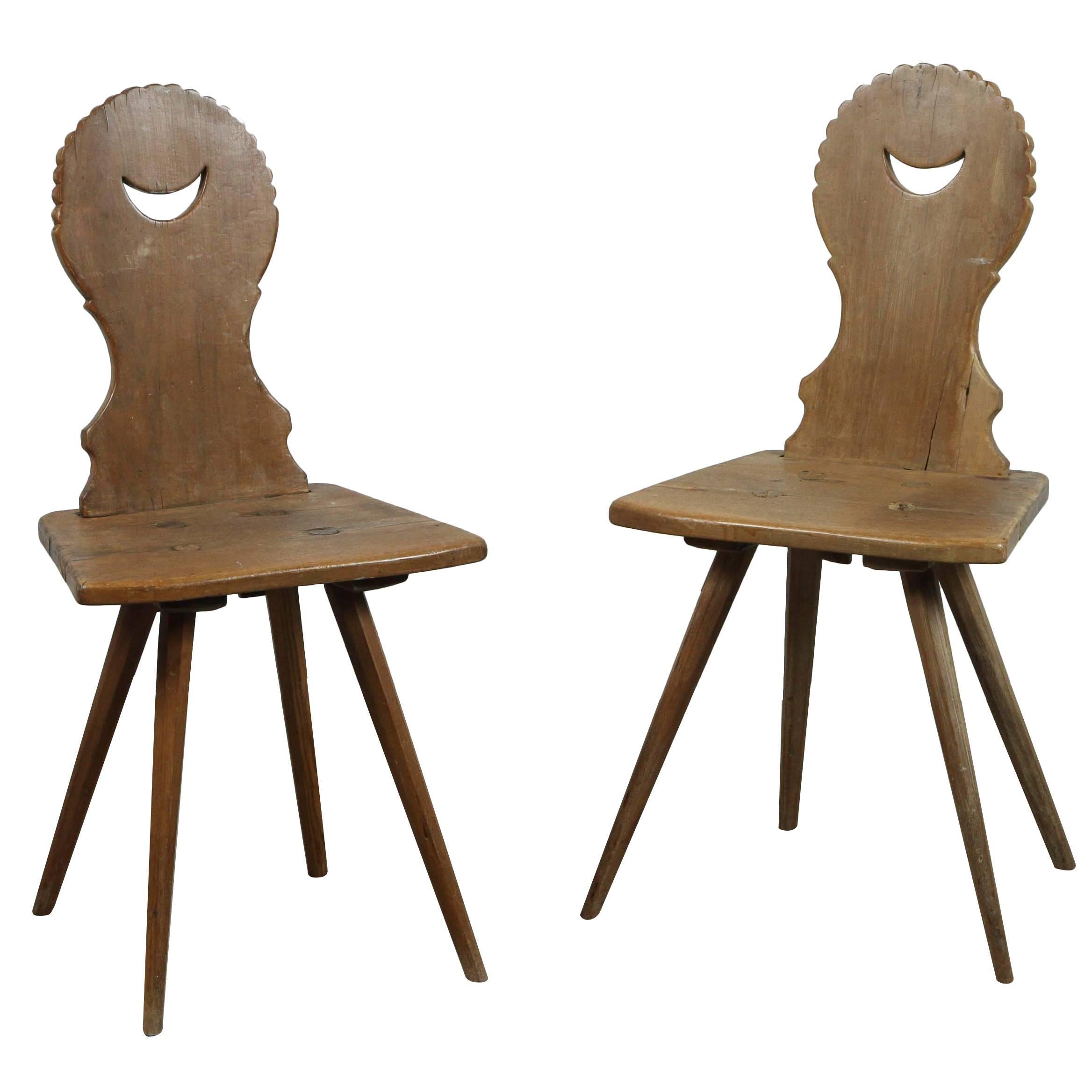 Tyrolean Swiss Peasant Chair
