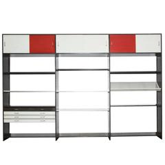 Retro Pilastro Industrial Three Section Cabinet