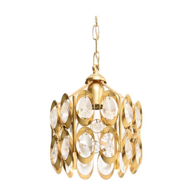 Très grand lustre à bijoux conçu par Palwa en vente