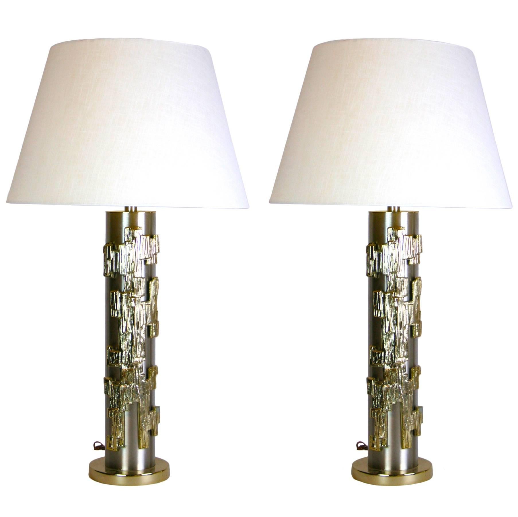 Mid Century Stainless Steel, Stainless Steel Table Lamps Uk