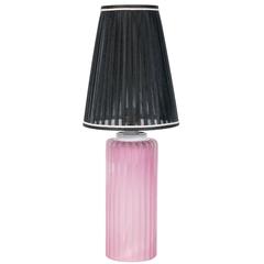 Italian Murano Glass Table Lamp, Cenedese, 1970s 10