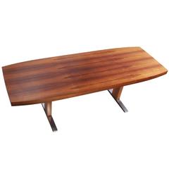 Mid-Century Coffee Table in Indian Rosewood France, circa 1960
