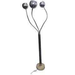 Reggiani Chromed Flexible Floor Lamp