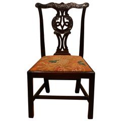 Antique 18th Century Mahogany Side Chair