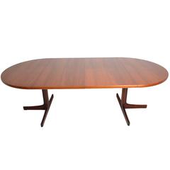 Teak Dining Table by Karl Erik Ekselius for Joc Vetlanda, Denmark, circa 1960s