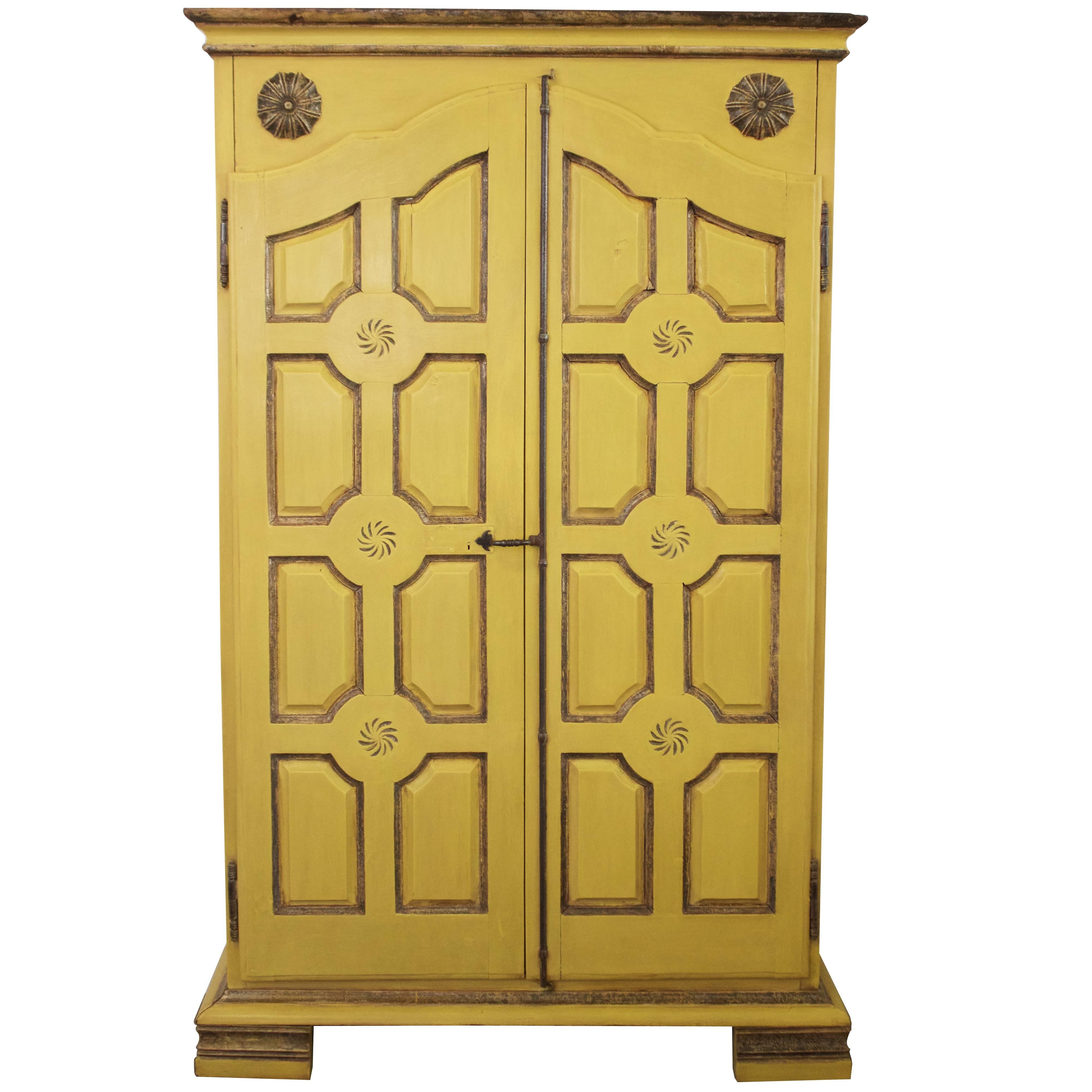 Yellow Armoire from Marshall Fields