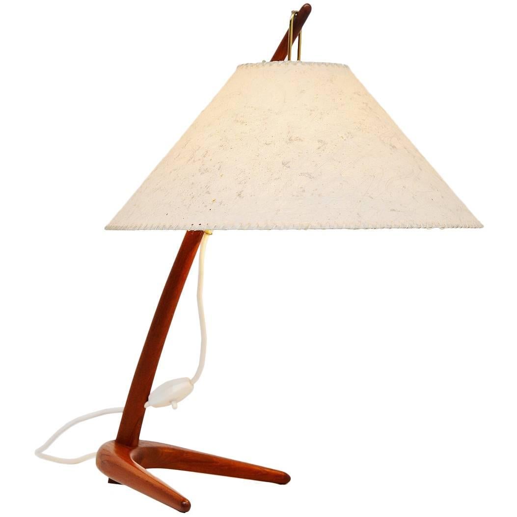 J.T. Kalmar Dornstab Table Lamp, Austria, 1947