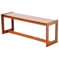 Teak Danish Foldable Side Table, 1960