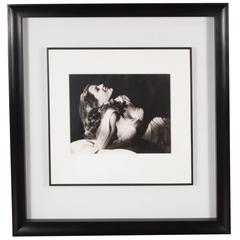 Framed and Original Documented Photograph of Rita Hayworth by George Hurrell