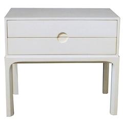 Vintage Inspired White Nightstand