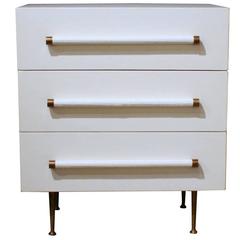 Used Inspired White Three-Drawer Dresser