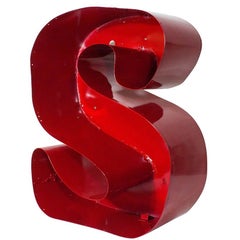 Neon Channel Letter "S"