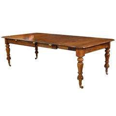 Mahogany Two-Leaf Dining Table