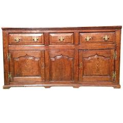 18th Century Dresser with Cupboards and Drawers