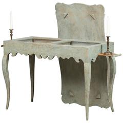 18th Century Swedish Rococo Backgammon Table 8