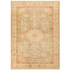 Antique Silk Turkish Kayseri Rug 8