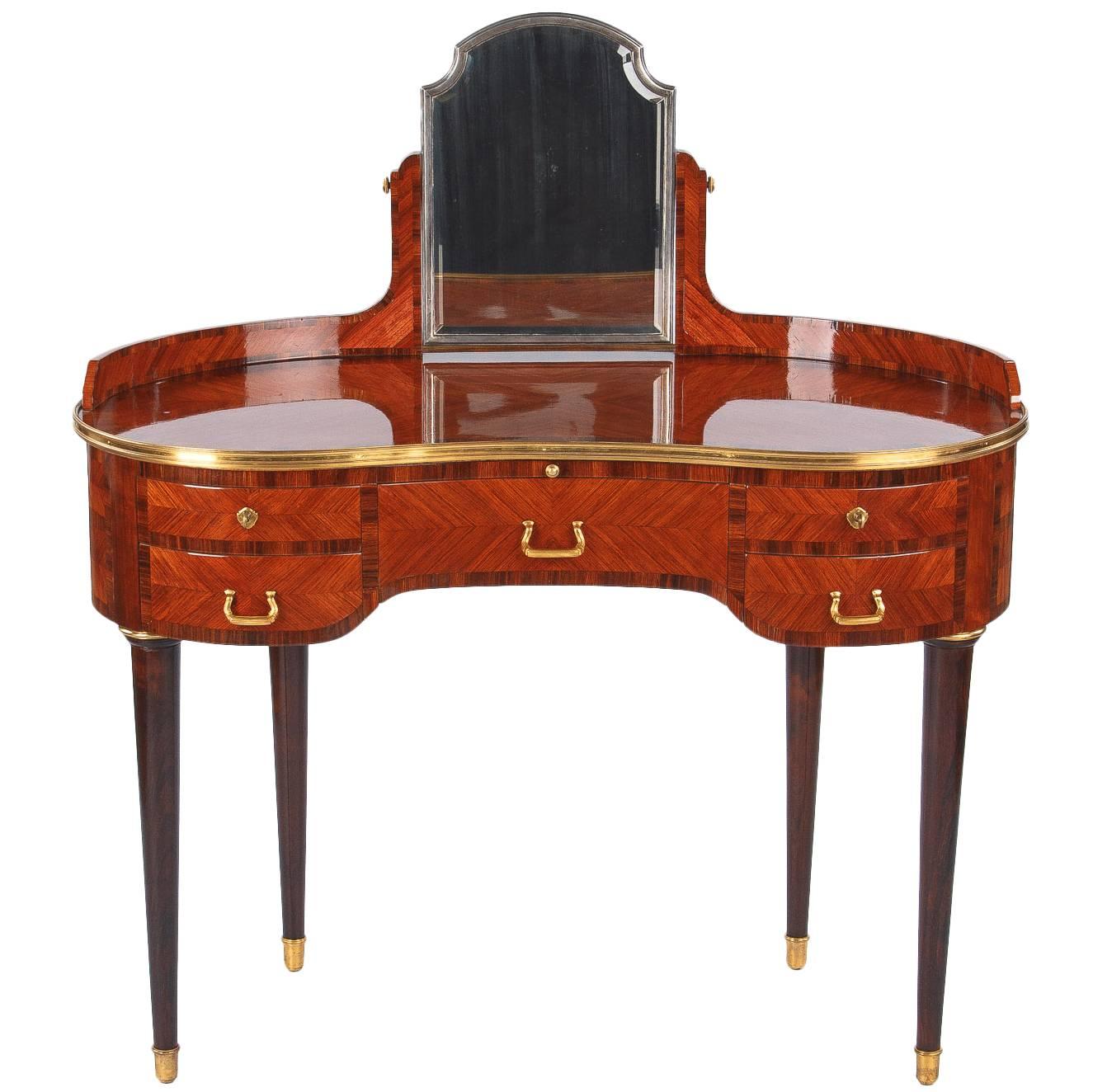 Louis XVI Style Vanity Table Stamped Gustave Keller, 1890s