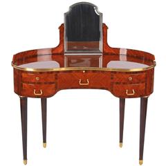 Antique Louis XVI Style Vanity Table Stamped Gustave Keller, 1890s