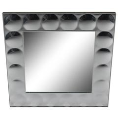 Retro Mid-Century Op Art Modern Bubble Wall Mirror Sculpture Turner After Curtis Jere
