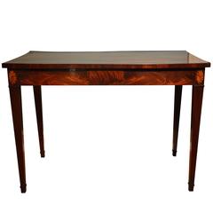 18th Century Inlaid Mahogany Side Table Having Exceptional Color 4